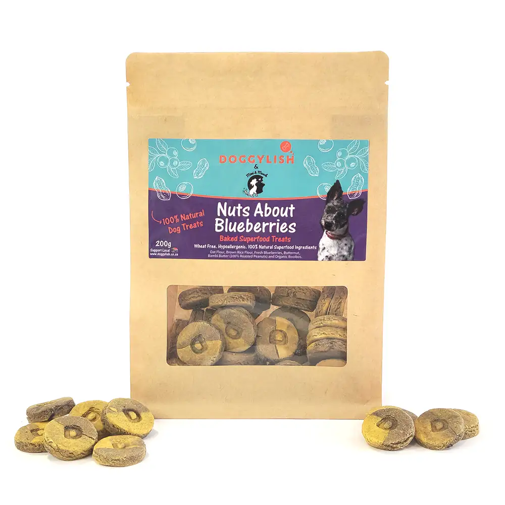 Nuts About Blueberries Mini Biscuits